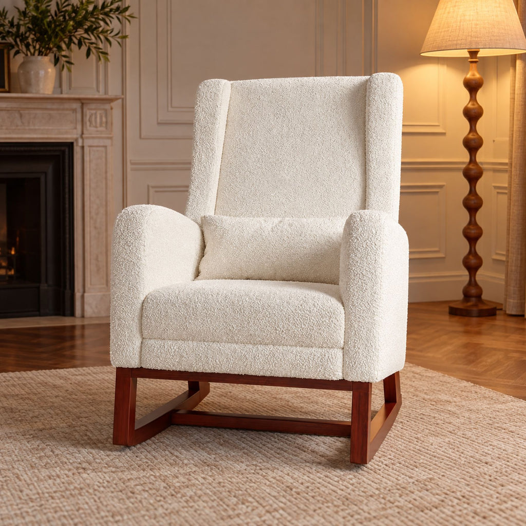 Fauteuil d'allaitement confortable, dossier haut – vue d'ensemble