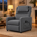 Fauteuil relax moderne inclinable, chauffage et massage – vue d'ensemble
